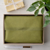 Papier Mousseline Surface vert olive avec un motif subtil en spirale (Cadeau)