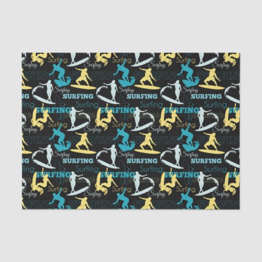 Papier Mousseline Surf's Up (Recto)
