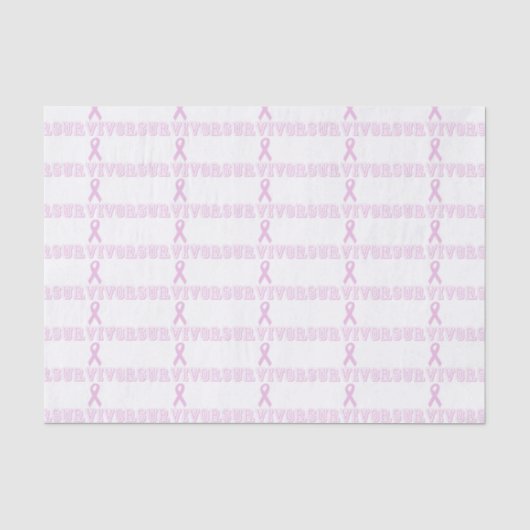 Papier Mousseline Survivant rose (Recto)