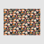 Papier Mousseline Sushi japonais mignon (Recto)