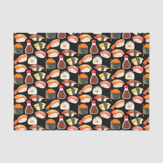 Papier Mousseline Sushi Mignon (Recto)