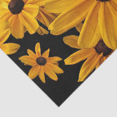 Papier Mousseline Suzanne Flowers à l'oeil noir Papier à tissus flor (Détail)