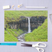 Papier Mousseline Svartifoss Waterfall in Skaftafell - Iceland (Artisanat)