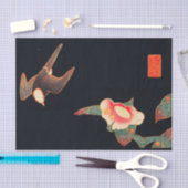 Papier Mousseline Swallow and Camellia (1900) par Ito Jakuchu (Artisanat)