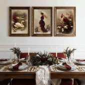 Papier Mousseline Swan Winter Landscape Christmas Tissue Paper