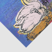 PAPIER MOUSSELINE SWANS (Détail)
