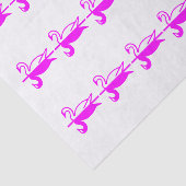 Papier Mousseline Swans de Fuschia (Détail)