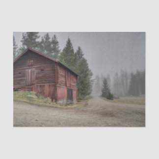 Papier Mousseline Swedish Red Barn Tissue Paper