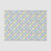 Papier Mousseline Sweet Baby Boy Carrés (Recto)