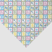 Papier Mousseline Sweet Baby Boy Carrés (Détail)