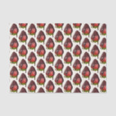 Papier Mousseline Sweet Chocolate Covered Strawberry Pattern Premium (Recto)