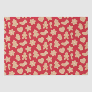 Papier Mousseline Sweet Christmas Gingerbread Motif de cookies