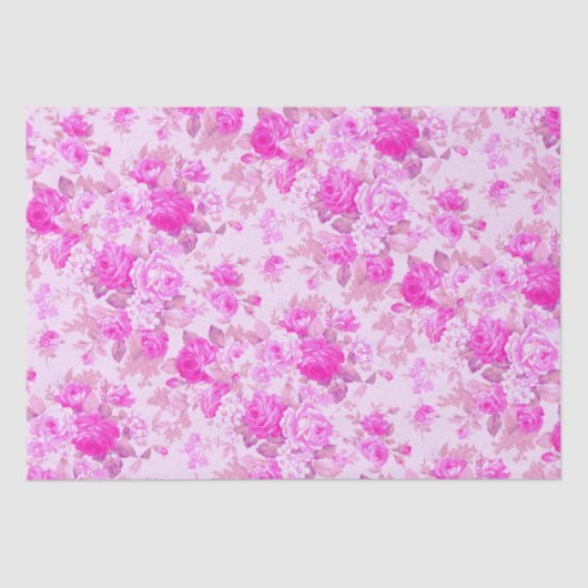 Papier Mousseline Sweet Cottage Purple et Rose Noël (Recto)