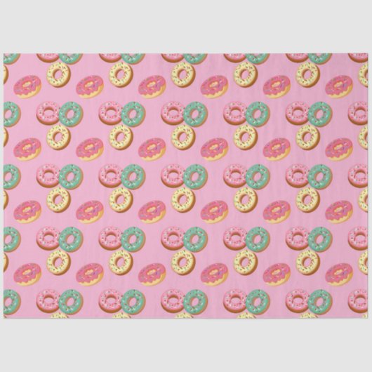 Papier Mousseline Sweet Donuts Series Design 7 (Recto)