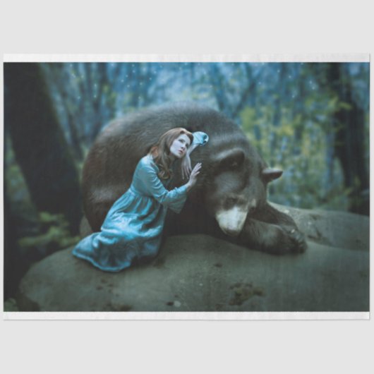 Papier Mousseline  Sweet Dreams - Découpage papier de papier (Recto)