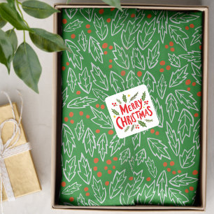 Papier Mousseline Sweet Holly Noël Motif Noël