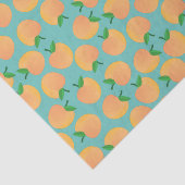 Papier Mousseline Sweet Peach Cute Fruit 1er Anniversaire Thème (Détail)