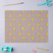 Papier Mousseline Sweet & Playful Banana Dream Pattern (Artisanat)
