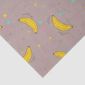 Papier Mousseline Sweet & Playful Banana Dream Pattern (Détail)