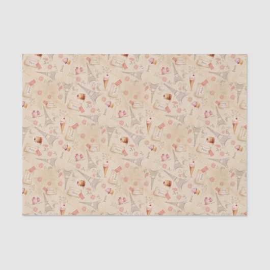 Papier Mousseline Sweets Paris vintages (Recto)