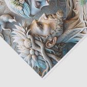 Papier Mousseline Sylvan Lovers Forest Embrasser Decoupage (Détail)