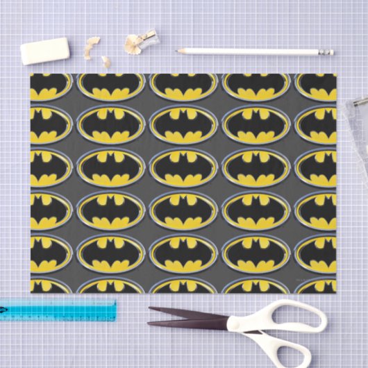 Papier Mousseline Symbole Batman | Logo classique (Artisanat)