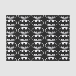 Papier Mousseline Symbole Batman Logo Grainy