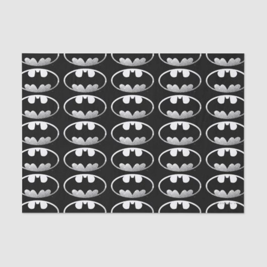 Papier Mousseline Symbole Batman | Logo Grainy (Recto)