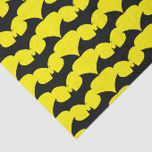 Papier Mousseline Symbole Batman | Logo Simple Bat Silhouette (Détail)