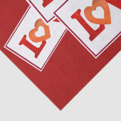 Papier Mousseline Symbole d'amour (Détail)