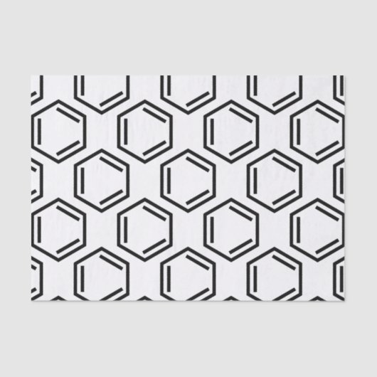 PAPIER MOUSSELINE SYMBOLE D'ANNEAU BENZENE (Recto)
