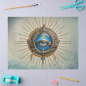 Papier Mousseline Symbole de l'oeil allant égyptien, (Artisanat)