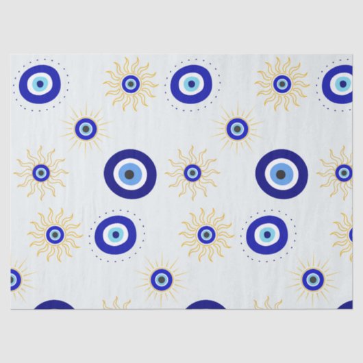 Papier Mousseline Symbole de l'œil maléfique (Recto)