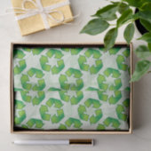 Papier Mousseline Symbole de recyclage (Cadeau)