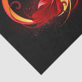 Papier Mousseline Symbole d'infini avec plume arc-en-ciel (Détail)