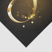 Papier Mousseline Symbole d'infini doré (Détail)