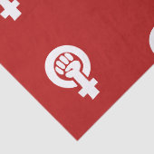 Papier Mousseline Symbole féministe (Détail)