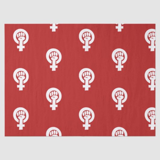 Papier Mousseline Symbole féministe (Recto)