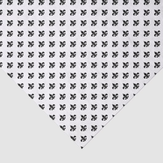 Papier Mousseline Symbole Fleur De Lis Motif (Détail)