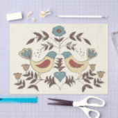 Papier Mousseline SYMBOLE Hex Amish néerlandais Pennsylvanie Bird Am (Artisanat)