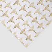 Papier Mousseline Symbole Médicale Gold Caduceus (Détail)