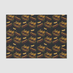 Papier Mousseline Symbole néo-chien de Scooby Doo Hot Dog