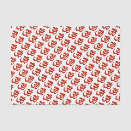 Papier Mousseline Symbole Om (Recto)