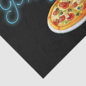 Papier Mousseline SYMBOLE Pizza Neon (Détail)