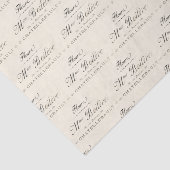 Papier Mousseline SYMBOLE Vintage-fleuriste français (Détail)