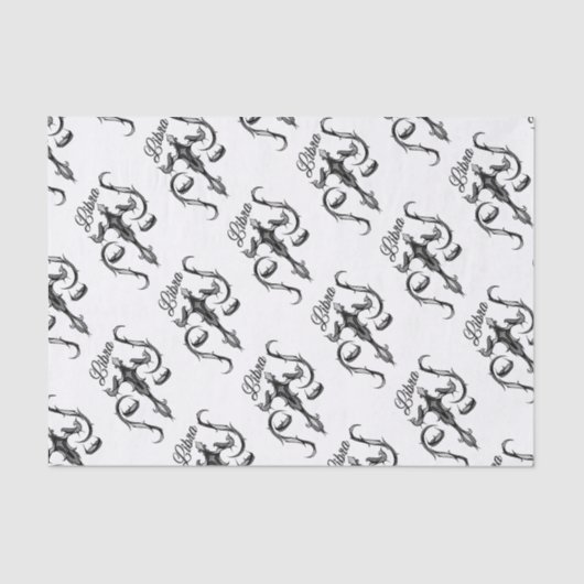 Papier Mousseline SYMBOLE Zodiaque Libra (Recto)