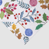 Papier Mousseline Symboles de Noël colorés motif (Détail)