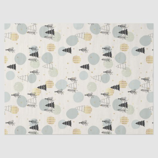 Papier Mousseline Symboles de Noël faits main Motif (Recto)