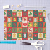 Papier Mousseline Symboles de Noël Medley Art Thunder_Cove (Artisanat)