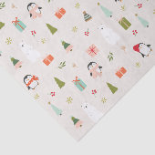 Papier Mousseline Symboles de Noël modernes (Détail)